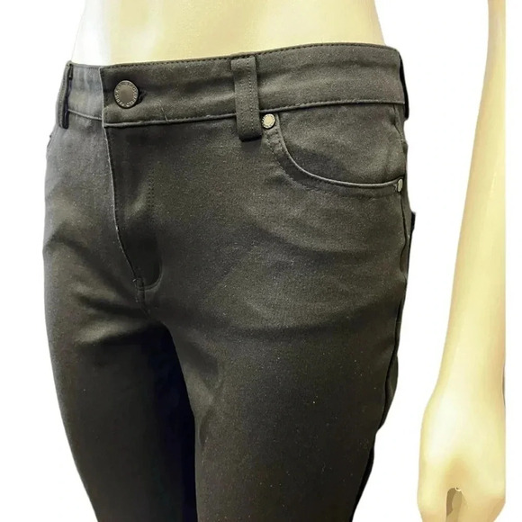 Karl Lagerfeld Paris Slim Fit Black Size 8 Stretch Pants - Picture 4 of 11